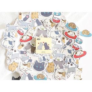 Poezen Stickers - 45 stuks - Sticker Cats