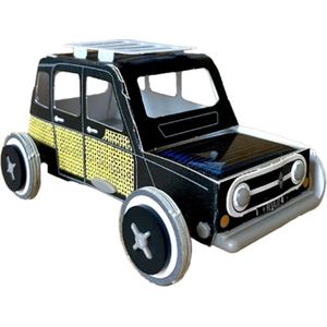 Litogami Casagami original - Renault 4L - bouwpakket - Zonnepaneel - Modelbouw auto - diy pakket - Bouwpakket auto met zonnepaneel