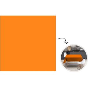 Tafelkleed - Tafellaken - 120x120 cm - Oranje - Seizoenen - Herfst - Kleur - Binnen en Buiten