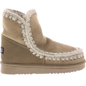 Mou Eskimo 18 Glitter Logo Vachtlaarzen - Warme Laarzen - Dames - Beige - Maat 41