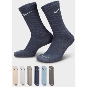 Nike Everyday Plus Cushioned Training Crew Sokken (6 Pack) - Sokken - Meerkleurig - Neutraal - Maat 42 - 46