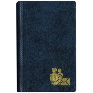 Adresboek/telefoonregister met spiraal Blauw