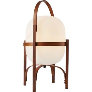 Luvlea vloerlamp - Japandi vloerlamp - Vloerlampen woonkamer - Japandi living - Scandinavische lamp - Minimalistische lamp - Lampen - Moderne vloerlamp - Tafellamp - Houtkleurig - Art Deco - Hout