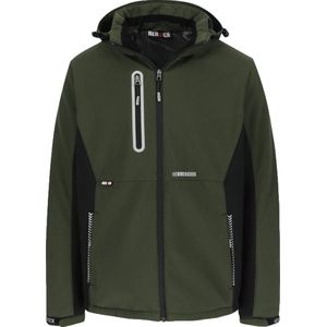 Herock Taris softshell werkjas Experts (2101) - Khaki | Zwart - XXL