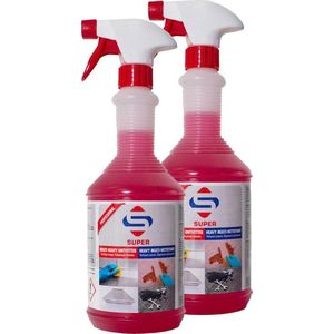 SuperCleaners - Universele ontvetter en krachtige reiniger - 2 stuks 1L