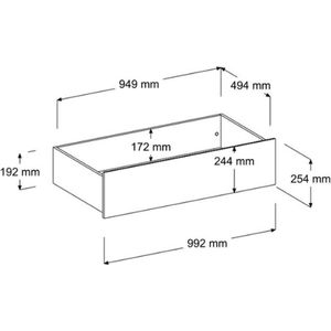 Ladenset voor kinderbed Sleep - eikdecor