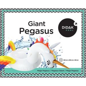 Didak Pool - Opblaasfiguur - Opblaasbare Mega Pegasus Ride-On - 250x200x120 cm