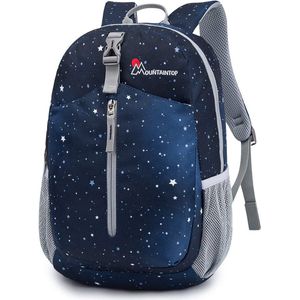 8L Kinderrugzak, uniseks, schoolrugzak, afmetingen; 26 x 12 x 37 cm Kinder-rucksack, donkerblauw