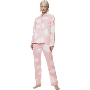 Mey Doorknoop Pyjama Clouds Dames 1240022 1192 rose quartz 38