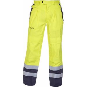 Hydrowear München werkbroek Broek Geel/Marineblauw