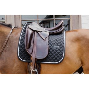 Zadeldoek diamond rope dressuur zwart - FULL
