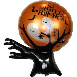 Halloween Versiering Halloween Decoratie Helium Ballonnen Boom Halloween Ballon Incl. Rietje – 1 Stuk XL Formaat