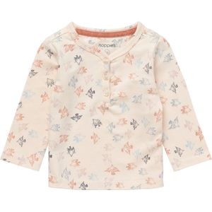 Noppies Babykleding Meisjes Longsleeve Tshirt Lagos Butter Cream - 56