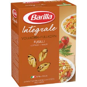 Barilla Volkoren Pasta Fusilli Integrali Italië - 12 verpakkingen van 500 g