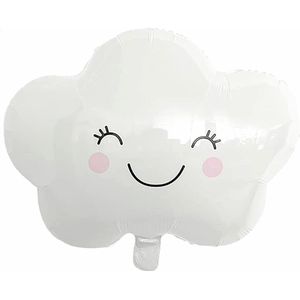Folie Ballon Happy Cloud wit - folie - ballon - cloud - wolk - happy - babyshower - decoratie