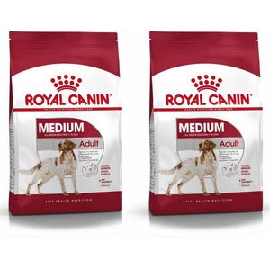 Royal Canin - Medium Adult - Hondenvoer - 10 kg - Per 2 zakken