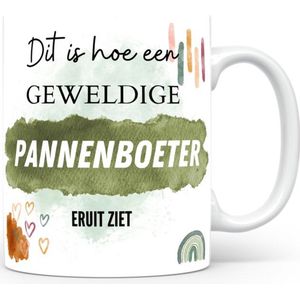 Mok bedrukken met beroep Pannenboeter