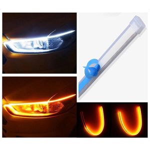 DRL LED Strip - Auto dagrijverlichting met richtingaanwijzer -- 40cm -- Koplamp Led Strip