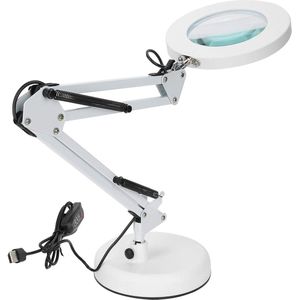 5x vergroting Bureaulamp met USB interface voor manicure en tatoeages 3000-6000 K LED chips