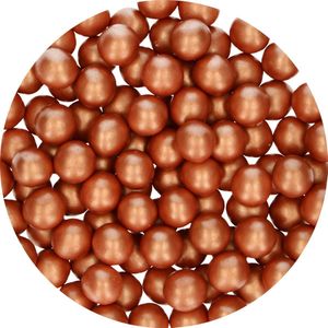 FunCakes Eetbare Taartdecoratie - Candy Choco Parels - Large - Koper - 70g