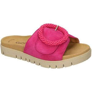 Gabor -Dames - roze donker - slippers & muiltjes - maat 38