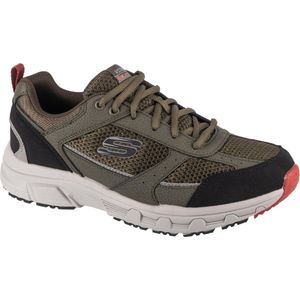 Skechers Oak Canyon-Verketta 51898-OLBK, Mannen, Groen, Sneakers,Sportschoenen, maat: 42,5