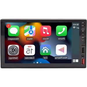 7 Inch 1024x600 Touchscreen Auto-multimediaspeler met Achteruitrijcamera en Carplay