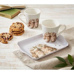 Set Mokken & Tray - Owls - Uilen