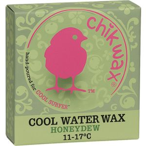 Chikwax Surf Wax – Cool Water Wax – Honeydew – 11-17°C – Grip en Tractie voor Surfers – Milieuvriendelijk