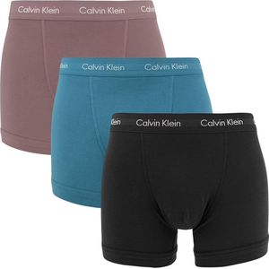 Calvin Klein - Heren Onderbroeken 3-Pack Boxers - Multi - Maat M