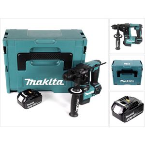 Makita DHR 171 M1J Accuklopboormachine Brushless SDS Plus 18V 1.2J + 1x accu 4.0Ah + Makpac - zonder lader