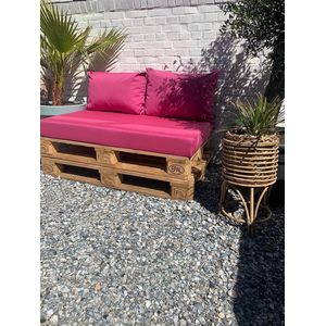 set palletkussens, matras 120 x 80 cm met 2 plofkussens Agora Verkrijgbaar in vele kleuren Waterbestendig | kleurstendig | schimmelwerend| vlekwerend / Sierkussens buiten tuin loungekussen / tuinmeubel kussen / weerbestendig tuinkussen