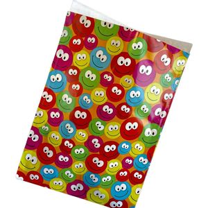 Kadozakjes Smiley Color 21x30cm 100 Stuks - 21x30cm