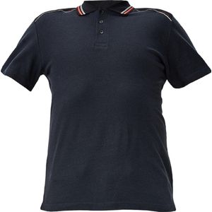 Knoxfield polo-shirt antraciet/rood L