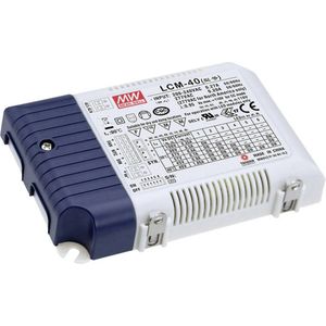 Mean Well LCM-40 LED-driver Constante stroomsterkte 42 W 0.35 - 1.05 A 2 - 80 V/DC PFC-schakeling, Overbelastingsbesche
