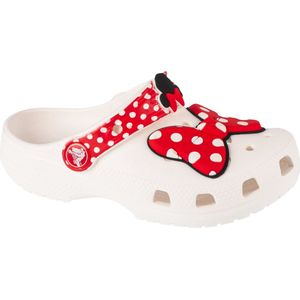 Crocs Classic Disney Minnie Mouse Clog 208710-119, voor meisje, Wit, Slippers, maat: 22/23