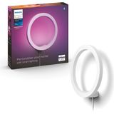 Philips Hue Sana Wandlamp - White and Color Ambiance - Gëintegreerd LED - Wit - 20W- Bluetooth