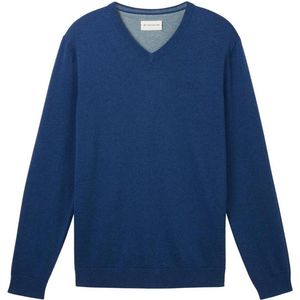 TOM TAILOR basic v-neck knit Heren Trui - Maat XL