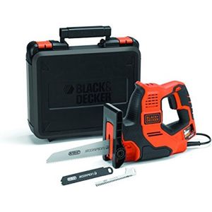 BLACK+DECKER RS890K-QS Scorpion Reciprozaag - 3IN1 - 500W - 23mm - incl. koffer en 3 zaagbladen