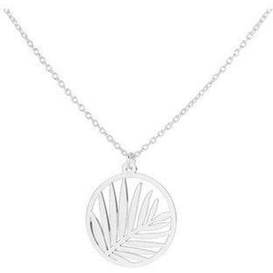 ARLIZI 1839 Ketting palmblad hanger - sterling zilver - 44 cm