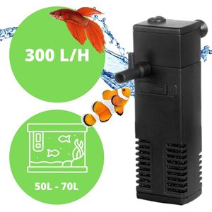 Aquariumfilter 300L/H 50L-70L – Aquarium filter pomp – Zuurstofpomp