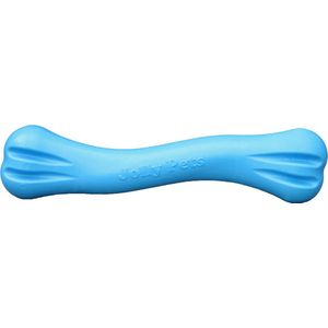 Jolly Pets Jolly Bone - Hondenbot met aantrekkelijke vanillegeur - Hondenspeelgoed van duurzaam flexibel rubber - Blauw – Maat M/L – 19 cm