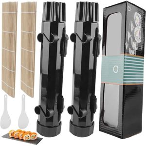 Sushi-set van 2 sushi-rollers bazooka 272 x 55 cm eenvoudig te gebruiken doe-het-zelf mat voor beginners