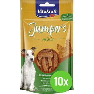 Vitakraft Jumpers Minis Kip Stripes 80 gram Hond - 10 verpakkingen