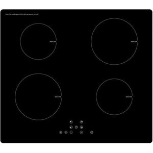 Exquisit EKI601-2 - Inductie kookplaat Inbouw - 4 kookzones - Met Booster - Zwart