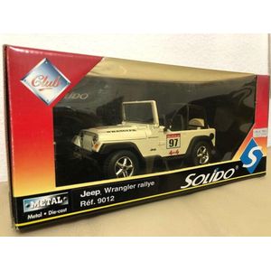 Solido Jeep Wrangler Rallye 1:18 wit
