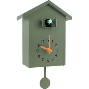 IH Products Minimalistische Koekoeksklok - Modern - Koekoek - Cuckoo Clock - Groen