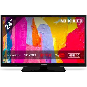 Nikkei NL24MANDROID – 24 inch (61 cm) – ANDROID TV - 12 Volt – HDR10