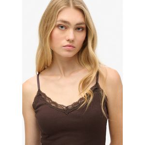 Superdry - Essential camitopje met kanten boord - Dames - Vesten