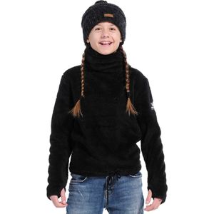 Rehall LEONI-R-jr. Meisjes Vest Zwart 164 - Sweater - Teddy